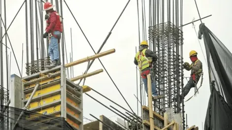 La construcción mejoró levemente en agosto, según el INDEC