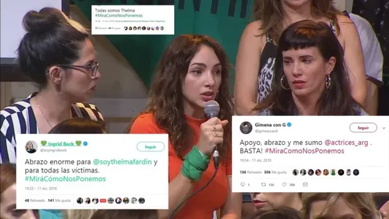 #MiraComoNosPonemos, el hashtag de la denuncia contra Juan Darthés