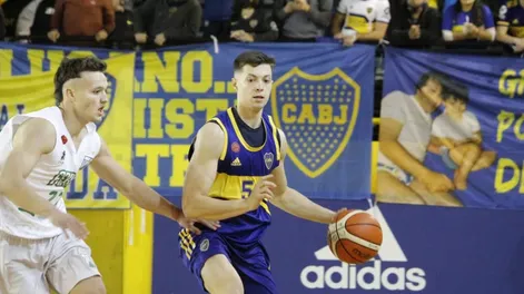 Juan Martín Guerrero tuvo su debut absoluto en la Liga Nacional de básquet