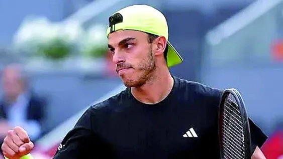 DERROTA. Francisco Cerúndolo aflojó su paso ganador en Madrid y cayó en semifinales.