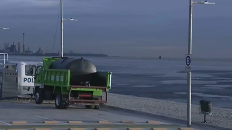Se montó un operativo de búsqueda en un margen dle Río de la Plata.