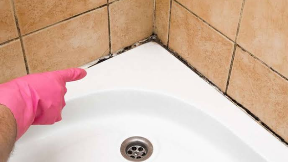 Cómo quitar el moho y las manchas negras de las juntas de los azulejos.