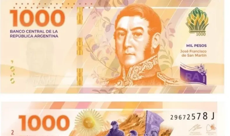 Salen animales entran próceres: ahora lanzarán un billete de $1.000 con el rostro de San Martín
