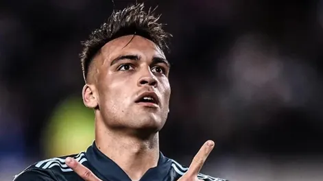 [VIDEO] El gol de  Lautaro Martínez con el que Argentina pasó a ganarle a Perú