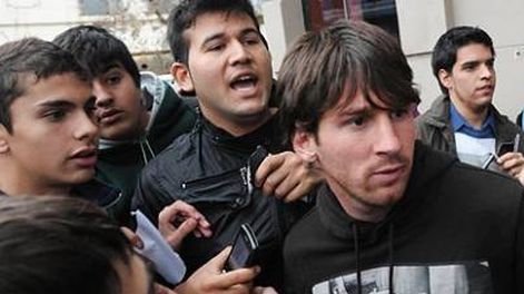 El video de la agresión de un hincha de Central a Lionel Messi