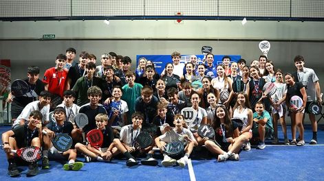 A Mendoza. La delegación de San Juan estará en la tercera fecha de la Liga Argentina de Padel en Menores.