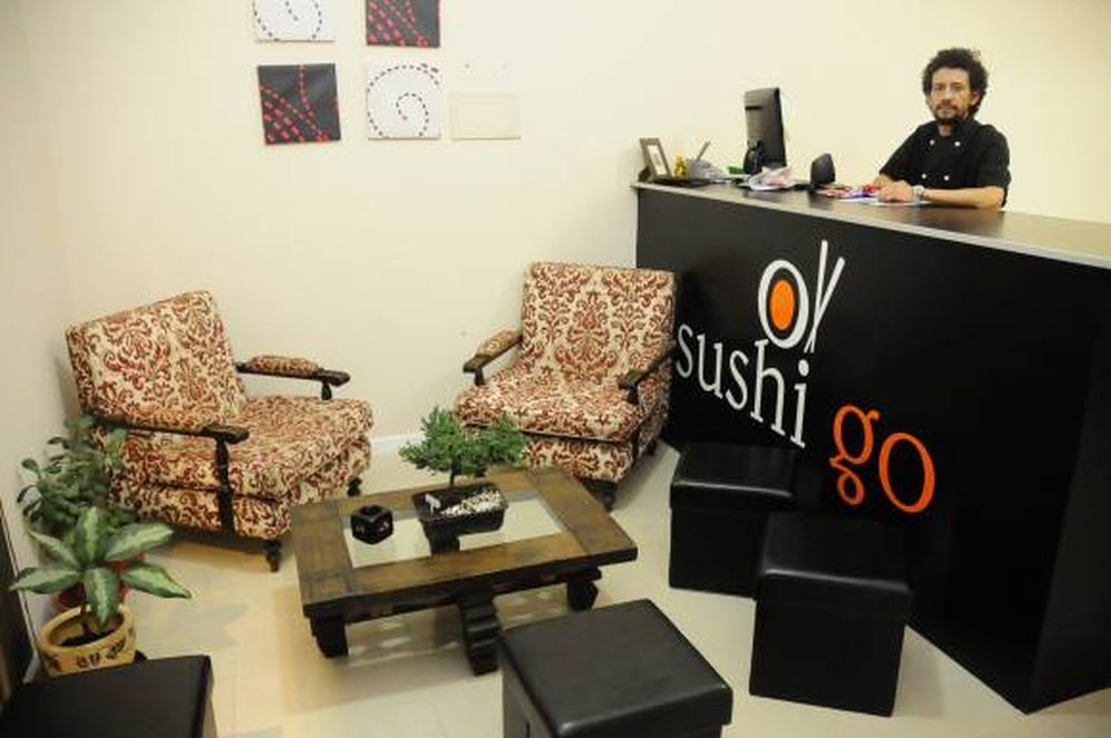 Sushi en la puerta de casa