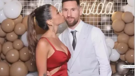 Messi anduvo de casamiento