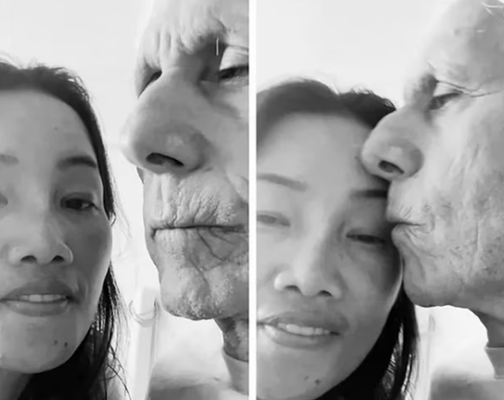 Guillermo Vilas reapareció en público en una foto junto a su esposa