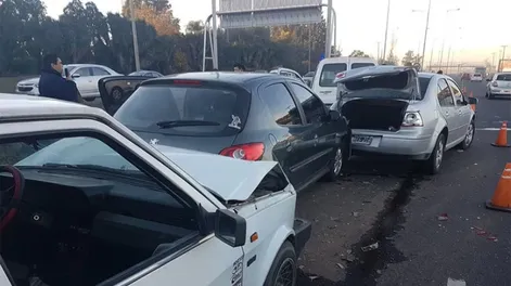 Quién tiene la culpa en un choque en cadena