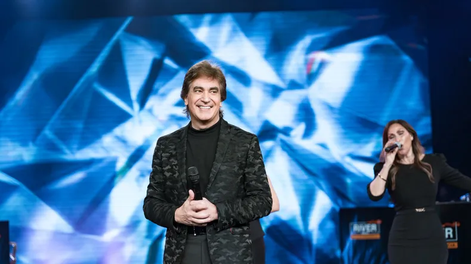 El líder de la CGT San Juan, en el operativo clamor por Dante Gebel 2027: el video desde adentro del acto