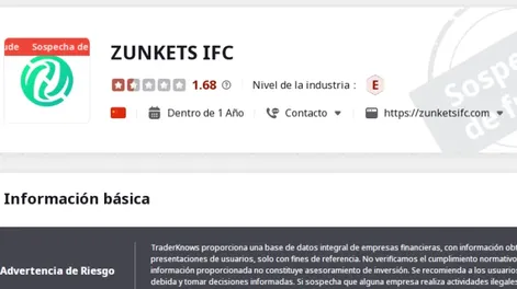 Zunkets IFC, una plataforma de trading emergente en los mercados, investigada en San Juan por presunta estafa con cryptomonedas.