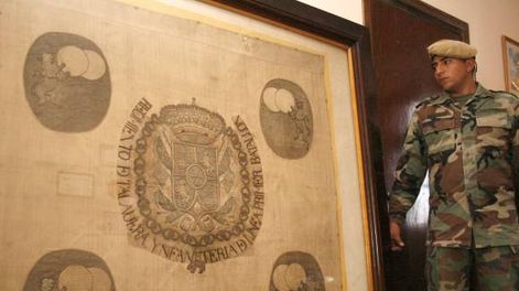 El traslado de la Bandera de Talavera, en 2013