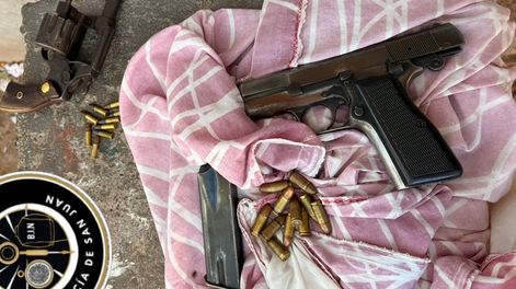 Cayó El Punga en Chimbas: tenía cinco pedidos de captura y portaba 2 armas de fuego