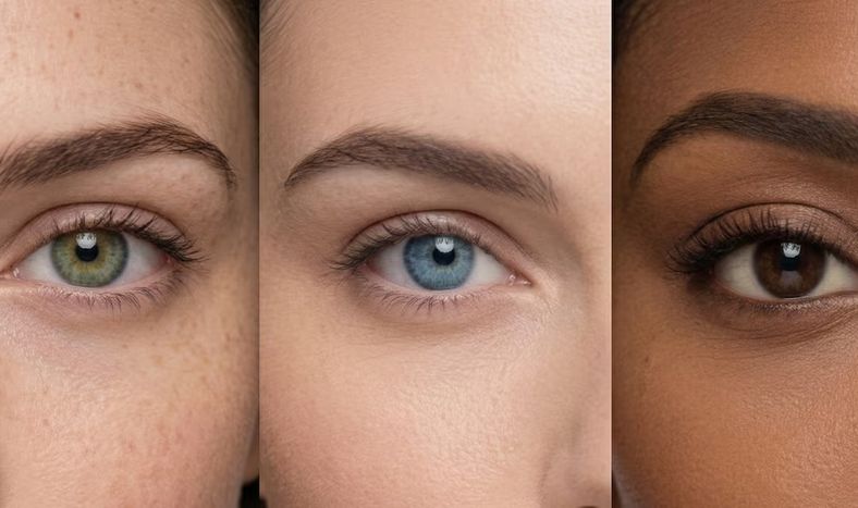 Colores de ojos.