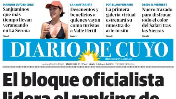 Tapa Edición 31 de Enero 2026