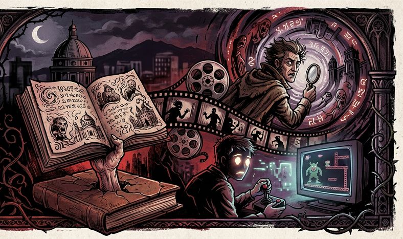 Abismo, el primer festival multiartístico en torno al terror, fue seleccionado por Ley de Mecenazgo y es organizado por Nexos Gestión Cultural (imagen generada con IA)