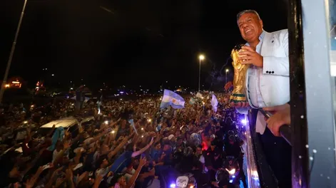 Tapia: “No nos dejan saludar a la gente que estaba en el Obelisco”