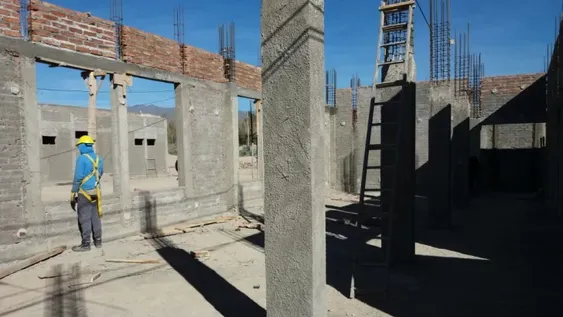 Continúa el avance de las obras del hospital de Jáchal