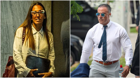 Agustina Cosachov y Leopoldo Luque, dos de los imputados en el juicio por la muerte de Maradona.