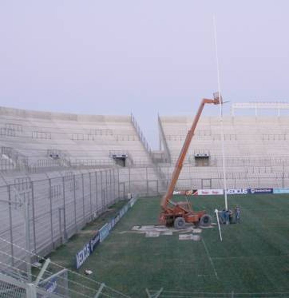 El estadio toma forma ovalada