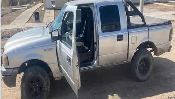 Chocó en una camioneta que era robada