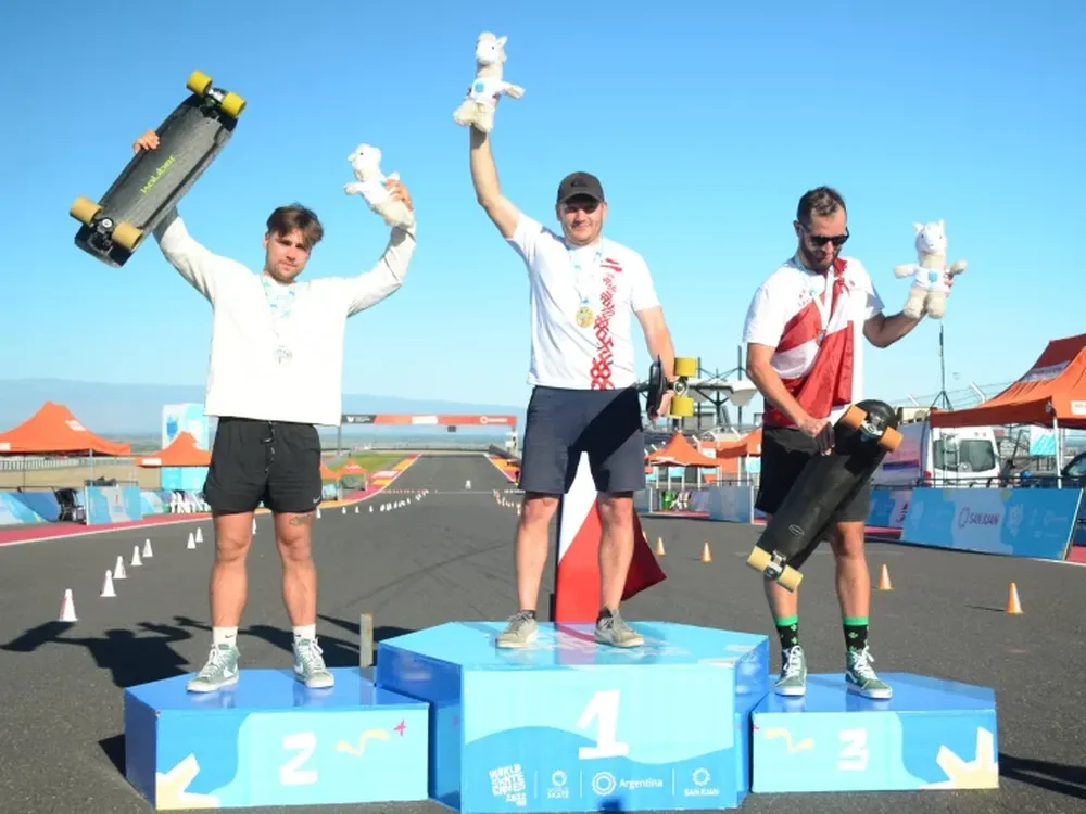 Una estadounidense y un letón, los primeros medallistas de oro en suelo sanjuanino