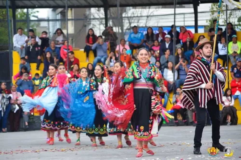 Misa Campal en honor al Niño de Isinche, en Ecuador.