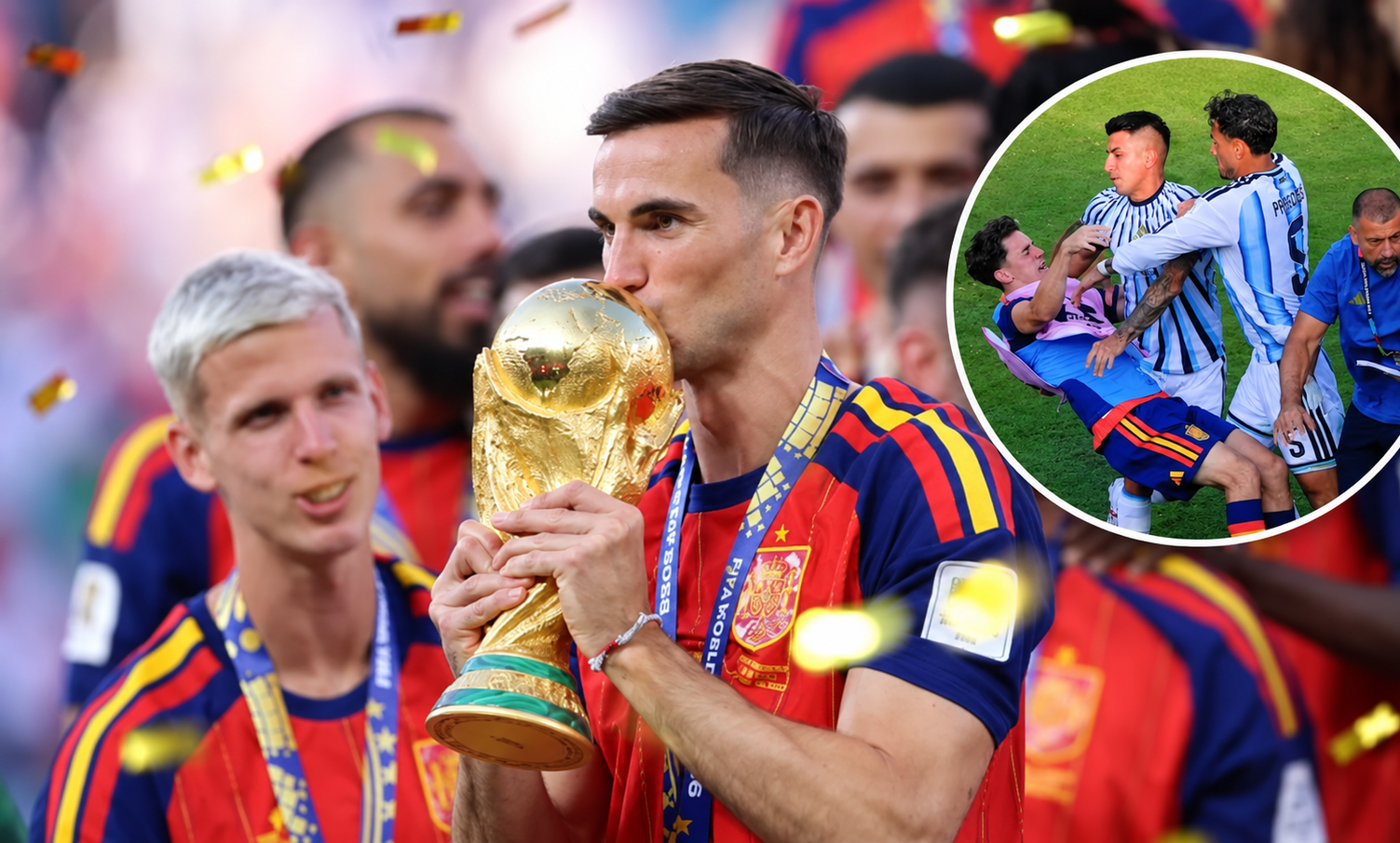 Fabián Ruiz volvió a hablar de los incidentes que marcaron el cierre de la final del Mundial entre Argentina y España.