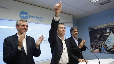 Alivio para Rajoy por el triunfo en Galicia