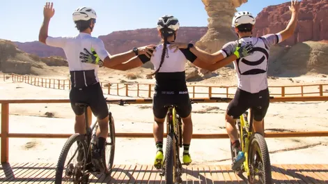 Unico. El Valle de la Luna se convertirá este sábado en el epicentro del MTB.