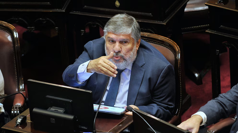 El jefe del bloque kirchnerista en el Senado, José Mayans.&nbsp;