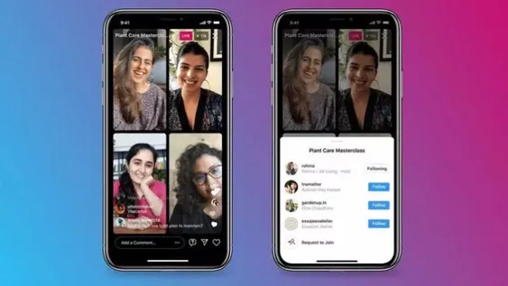 Instagram amplía la cantidad de los participantes en los vivos