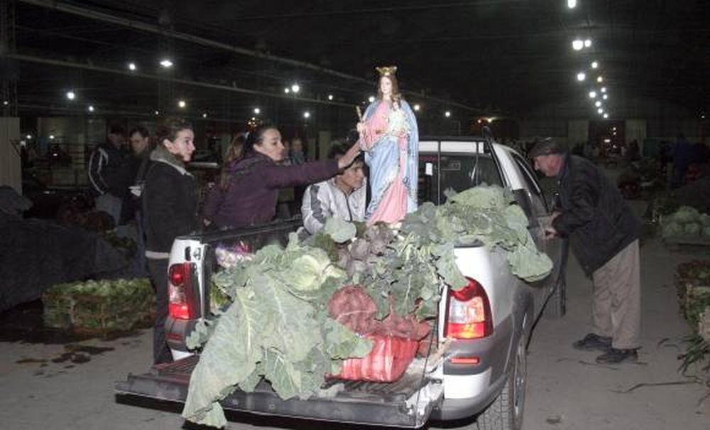 María Auxiliadora recibió las  ofrendas de los chacareros