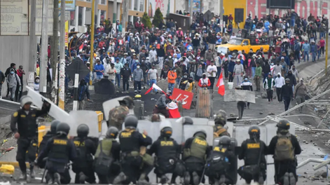 Las violentas protestas volvieron a Lima y acorralan al gobierno de Dina Boluarte