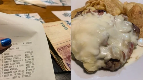 Mostró el ticket por $15.000 tras comer en un restaurante, los pasó a dólares y es viral