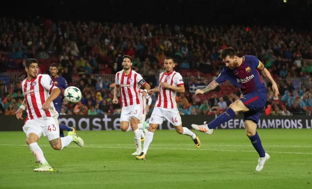 Con uno de Messi, Barcelona derrotó al Olympiakos
