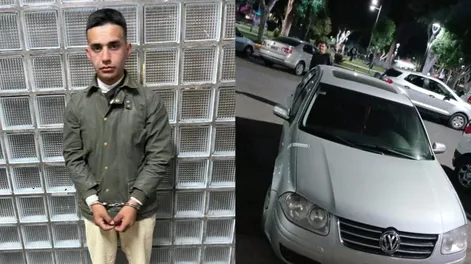 Uno de los detenidos por los disturbios en San Martín.-