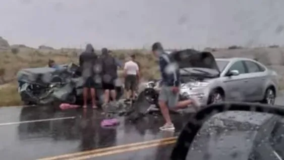 Una familia sanjuanina protagonizó un accidente en el camino de Altas Cumbres