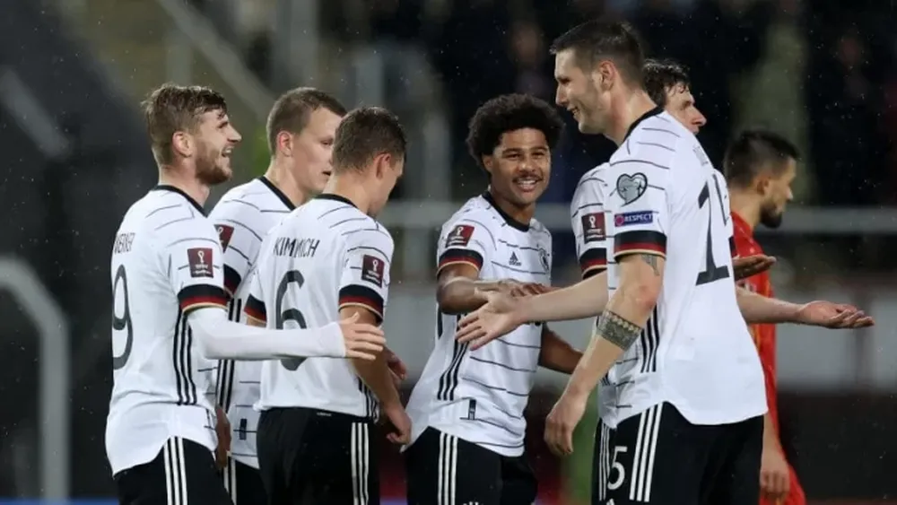 Alemania goleó a Macedonia del Norte y clasificó al Mundial de Qatar 2022