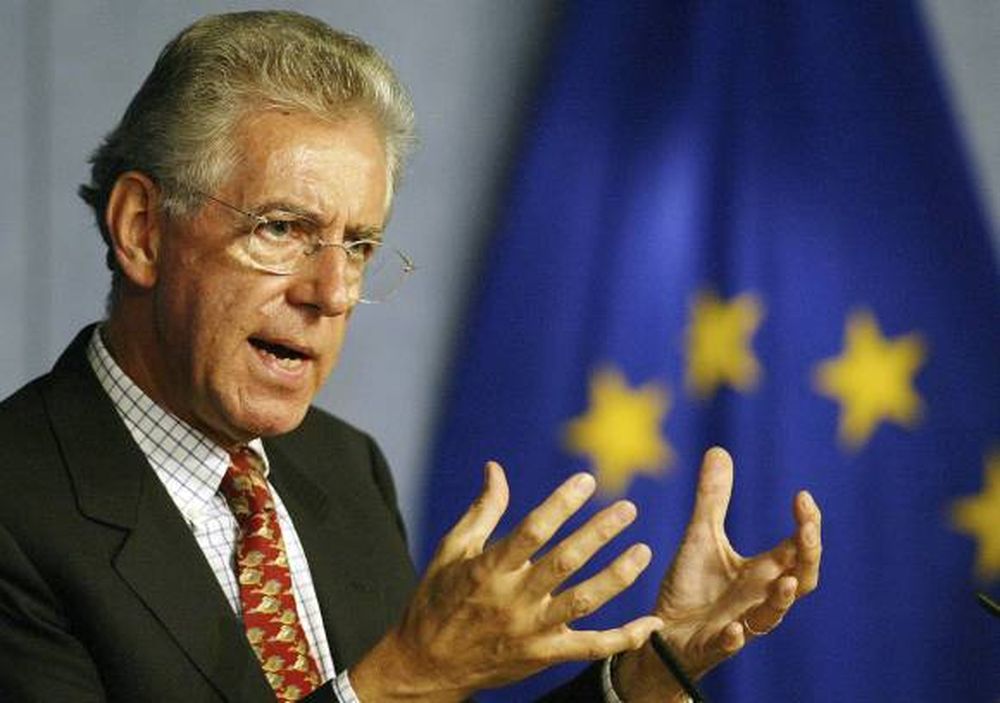 Monti quedaría al frente de Italia