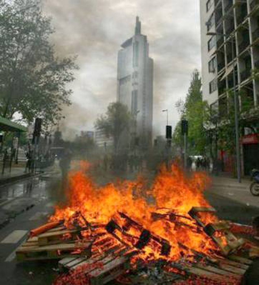 Día tenso en Chile