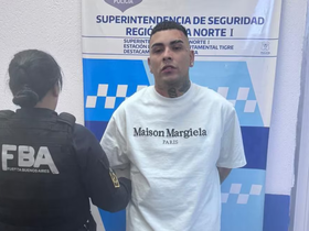 Callejero Fino tras su arresto en Villa La Ñata