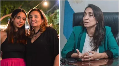 A la izquierda, Camila Rosales y Sonia Recabarren. A la derecha, Romina Rosas.-
