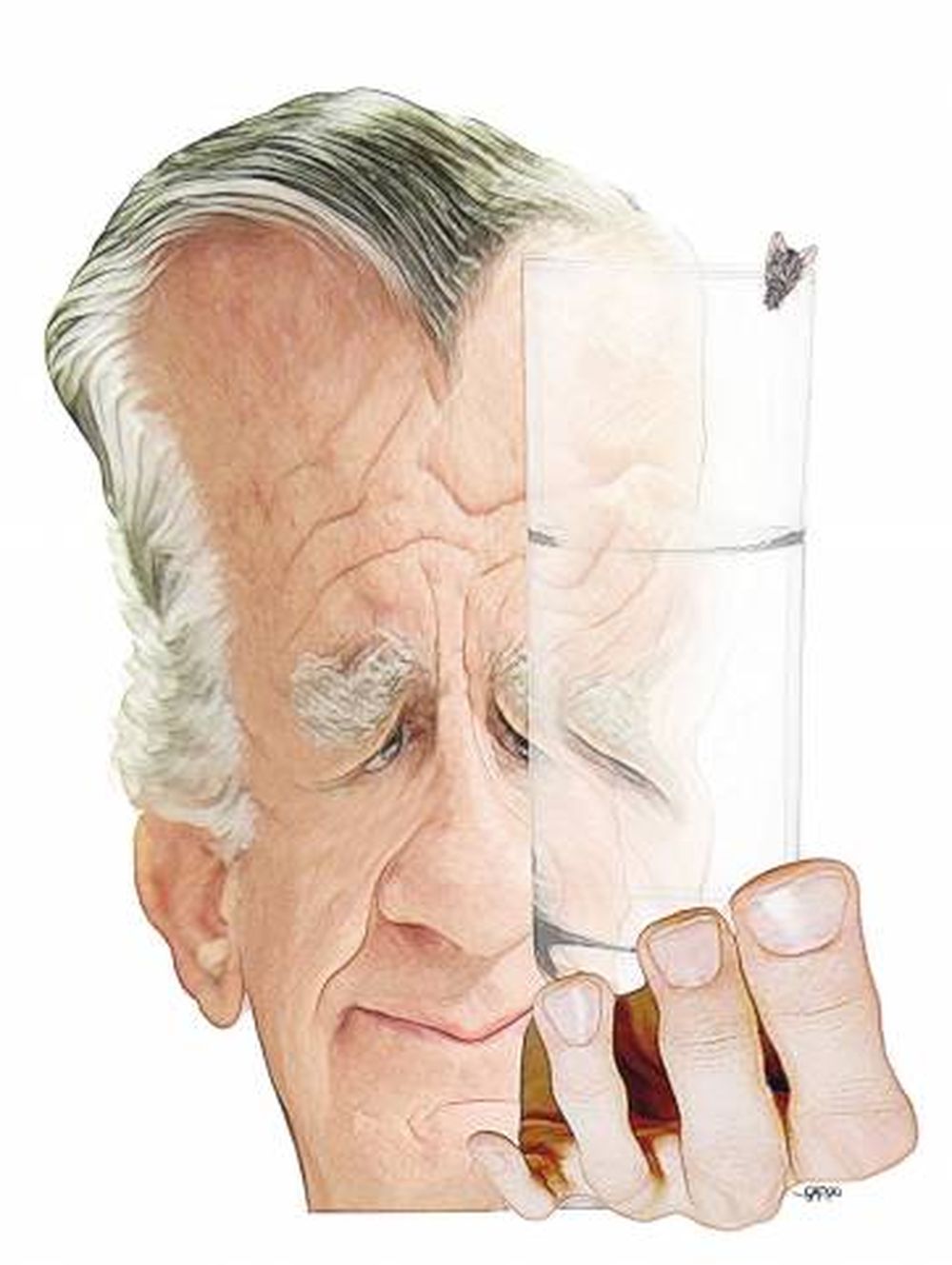 El vaso medio lleno o medio vacío