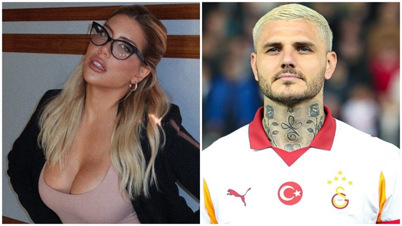 Wanda Nara y Mauro Icardi.