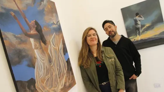 Arte compartido en el patio