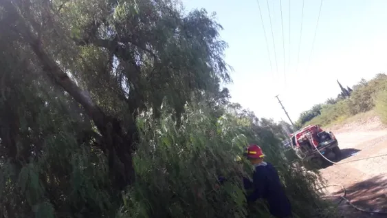 Se incendió una casa que era usada como aguantadero tras la muerte de su dueño