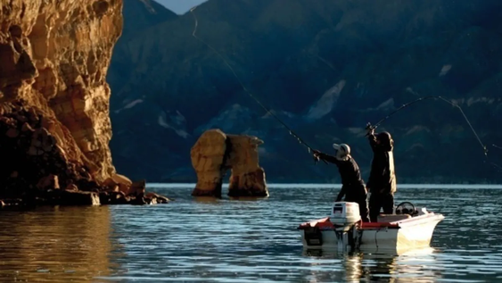 copa pejerrey en san juan: 170 inscriptos, competidores de distintas provincias y un punta negra como escenario ideal