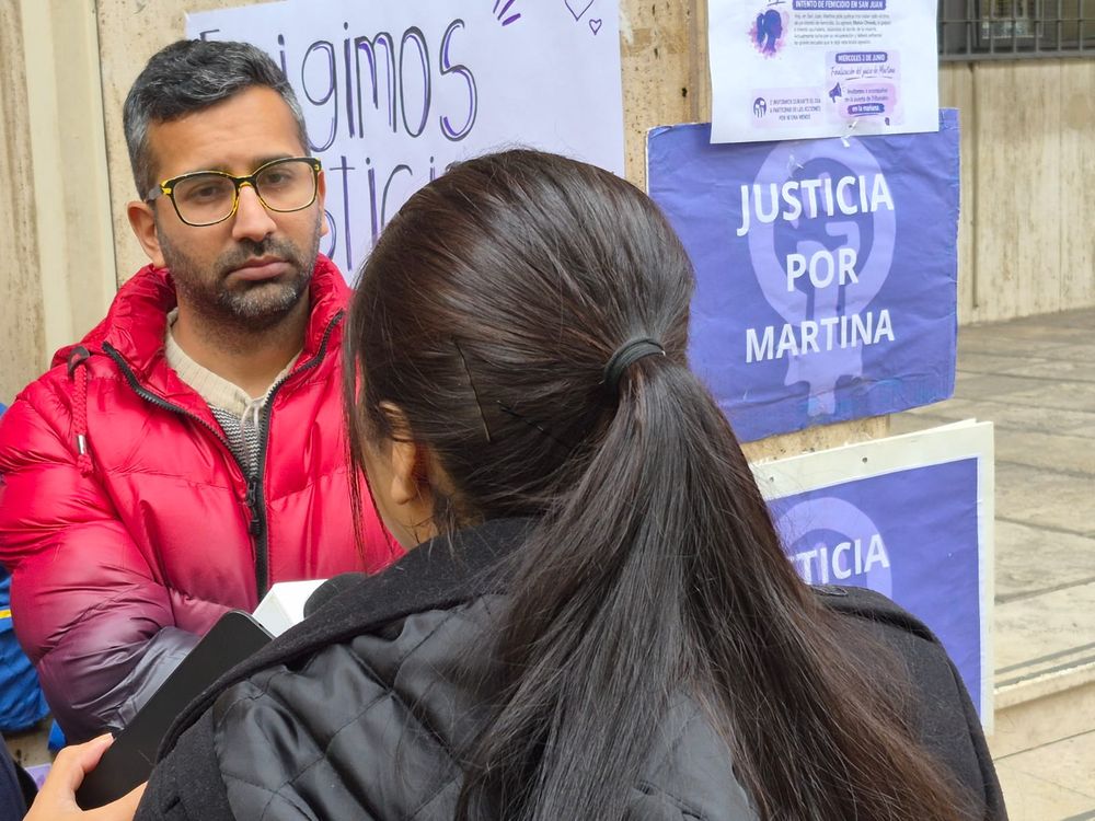 Martina, la víctima del intento de femicidio en Chimbas.&nbsp;